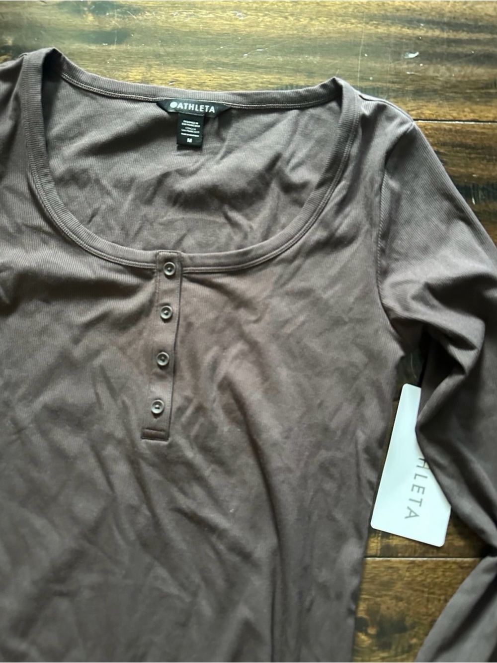 Athleta Signature Rib Henley - Picture 4 of 4
